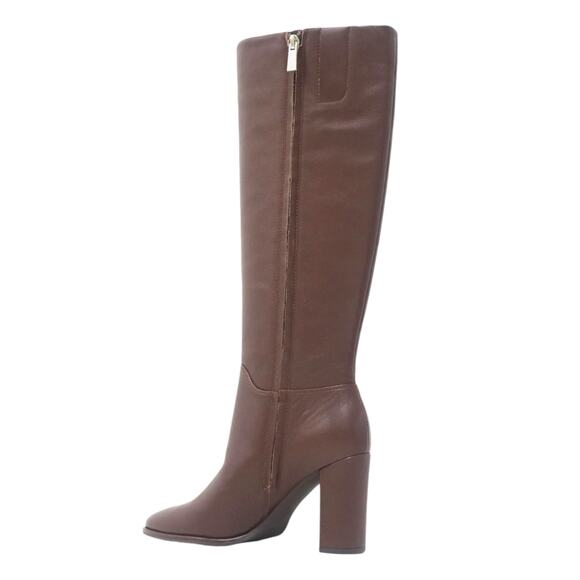 Kenneth Cole New York Women's Lowell Tall Block Heel Boots Brown Size 8 1/2 - Picture 2 of 6